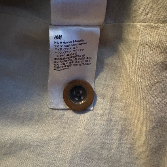 H&M Dark Blue Hooded Coat - Picture 3 of 5